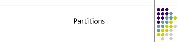 Partitions